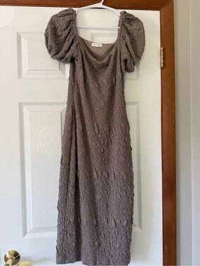 Small Pinkblush Endless Blu Maternity Puff Sleeve Dress